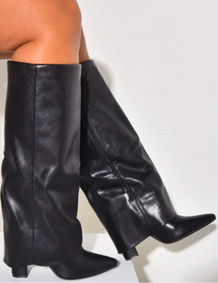 ELVERO - LEDERSTIEFEL SCHWARZ