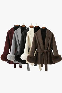 LISS – PREMIUM MANTEL MIT ECHTFELL