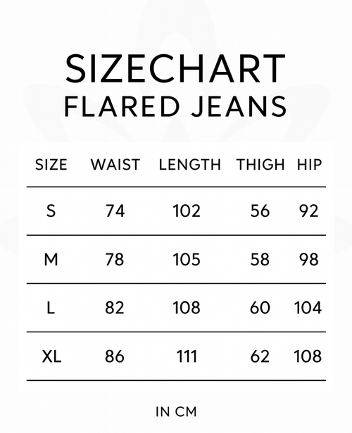 louvv flared jeans grau