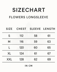 "FLOWERS" LONGSLEEVE