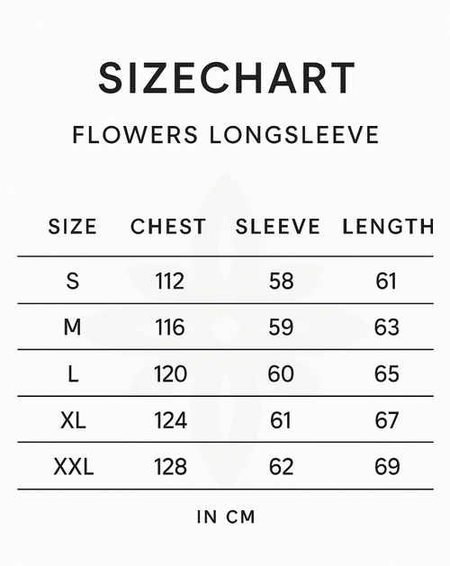 "FLOWERS" LONGSLEEVE