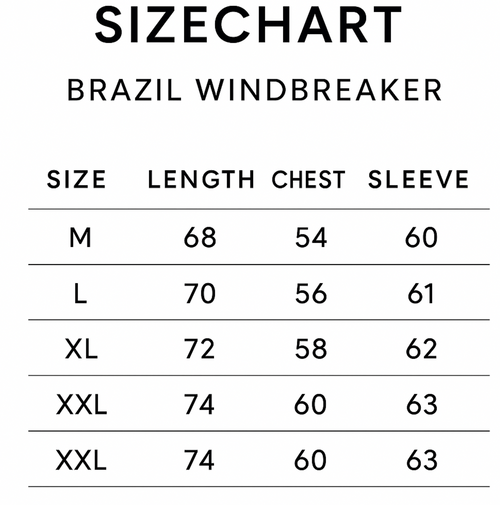 BRAZIL WINDBREAKER LIGHT GREEN