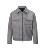 VELOUR - JACKET GREY