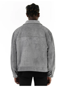 VELOUR - JACKET GREY