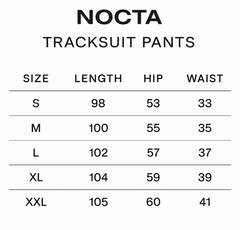 NOCTA TRACKSUIT BLACK