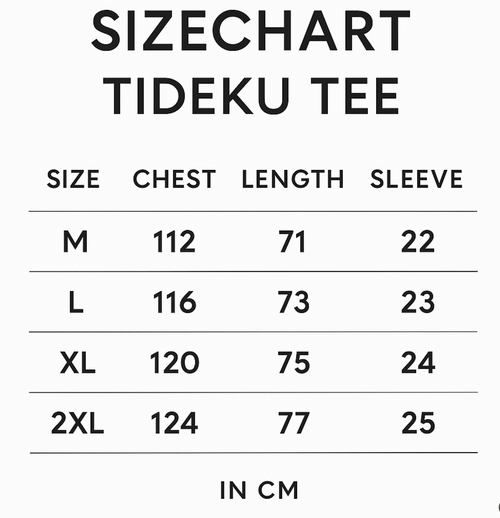 TIDEKU TSHIRT