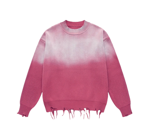 ARVID - DISTRESSED SWEATER