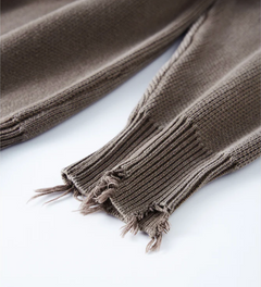 ARVID - DISTRESSED SWEATER