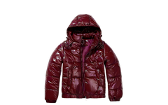 ELVERO - BURGUNDY PUFFER JACKET