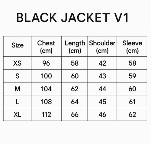 BLACK JACKET V1
