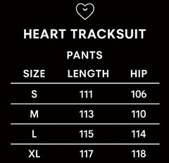 "HEART - TRACKSUIT" Grey