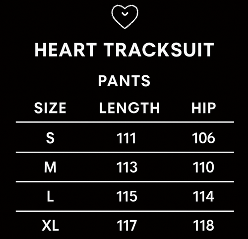 "HEART - TRACKSUIT" Grey