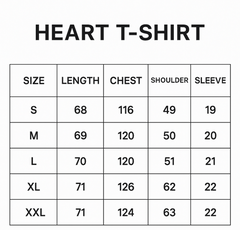 "HEART" TSHIRT