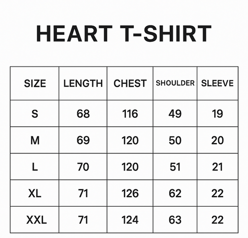 "HEART" TSHIRT