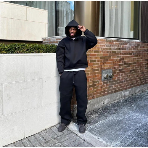 LOUVV BLACK TRACKSUIT