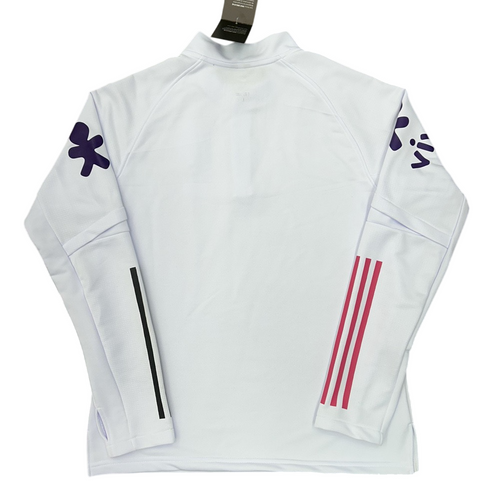 BRAZIL HALF ZIP WHITE